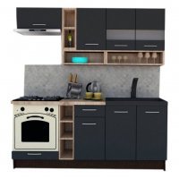 Bucatarie COSSY NEW 200 Wenge / Decor 0164